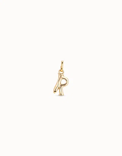 Unode50 Medium R Initial Charm In Gold