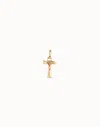 Unode50 Medium T Initial Charm In Gold