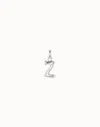Unode50 Medium Z Initial Charm In Silver