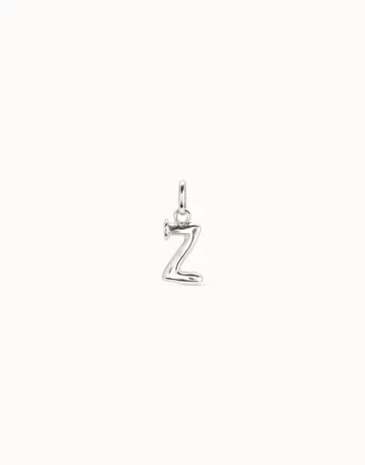 Unode50 Medium Z Initial Charm In Silver