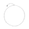 Unode50 Metal Alloy Short Elongated Links Chain In Silver