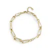 Unode50 Metal Alloy Square Links Necklace In Gold