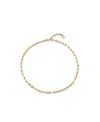 Unode50 Mini Linkline Charm Necklace In Gold