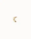 Unode50 Moon Single Stud Earring In Gold