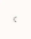 Unode50 Moon Single Stud Earring In Silver
