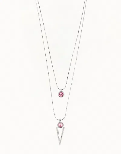 Unode50 My Way Necklace In Silver