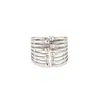 Unode50 Nail Heads Cuff Metal Bracelet In Silver