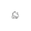 Unode50 Nailed Heart Shape Metal Alloy Ring In Silver