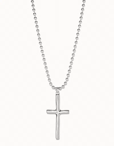 Unode50 Necklace Faith In Silver