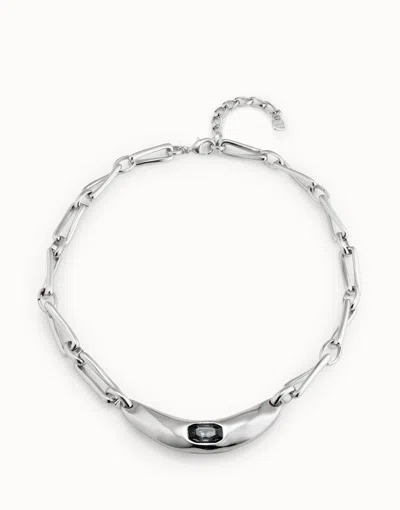 Unode50 Necklace Shineonme In Gray