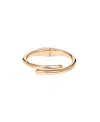 Unode50 18k Gold-plated Tubular Shaped Bangle Bracelet In Gold
