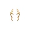 Unode50 Origami Butterfly Earrings In Gold