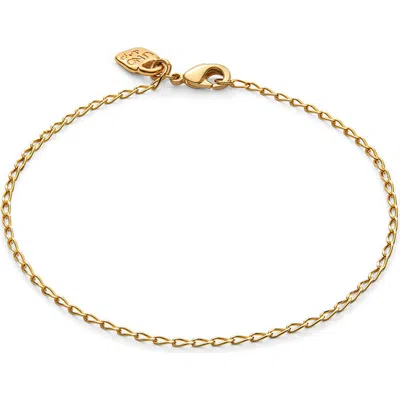 Unode50 Oval Link Charm Bracelet In Gold