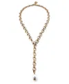 Unode50 18k Gold-plated Necklace With Oval Links In Gold
