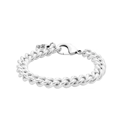 Unode50 Oversized Chain Padlock Bracelet In Metallic