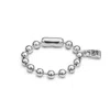 Unode50 Padlock Bead Unisex Bracelet In Metallic
