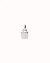 Unode50 Padlock-shaped Charm In Silver