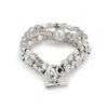 Unode50 Pearl Accent Bead Bracelet In Silver