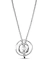 Unode50 Pearl Drop Pendant Necklace In Silver