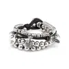 Unode50 Leather And Sterling Silver-plated Bracelet In Metallic