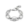 Unode50 Pearl Oval Link Bracelet In Metallic
