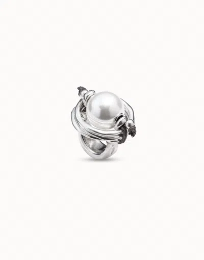 Unode50 Pearl Ring In White