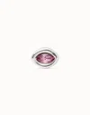 Unode50 Piercing With Pink Crystal In Blue