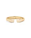 Unode50 Polished Block Cuff In Gold