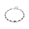 Unode50 Radiant Chandelier Crystal Necklace In Silver
