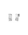 Unode50 Rectangular Plate Earrings In Metallic