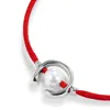 Unode50 Red Thread Pearl Bracelet In Multi
