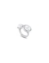 Unode50 Ring With Pearls In White