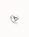 Unode50 Ring With Sphere Shape In Silver