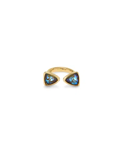 Unode50 Ring With Two Pink Crystals