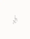 Unode50 Sagittarius Shaped Charm In Silver