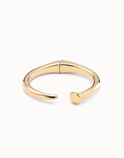 Unode50 Sculptural‑style Bangle Bracelet In Gold