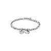 Unode50 Sealed Love Sterling Silver Metal Bracelet In Silver