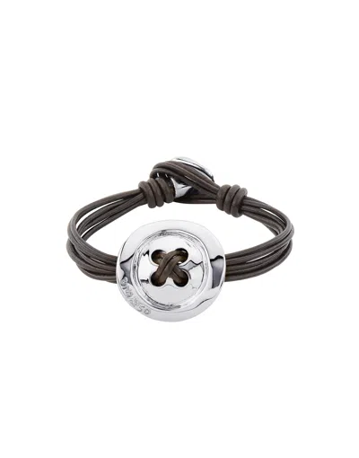 Unode50 Sew You Bracelet In Black