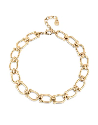 Unode50 Short Link Chain Necklace In Gold
