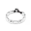 Unode50 Silver Bead Button Bracelet In Silver