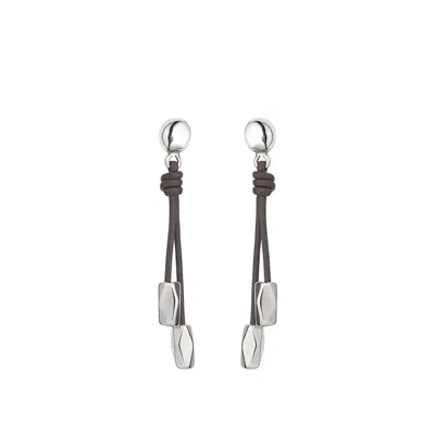 Unode50 Silver Plated And Alloy Charms Earrings