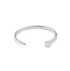 Unode50 Silver-plated Metal Alloy Adjustable Bracelet With A Nail Form In Gray
