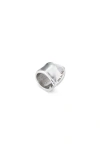 Unode50 Silver-plated Split Ring In Silver