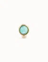 Unode50 Single Stud Earring With Blue Crystal In Blue