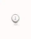 Unode50 Single Stud Earring With Pearl In White