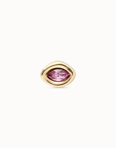 Unode50 Single Stud Earring With Purple Crystal