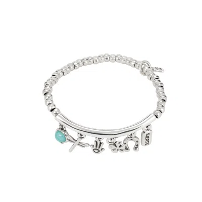 Unode50 Six Charm Elastic Bracelet In Metallic