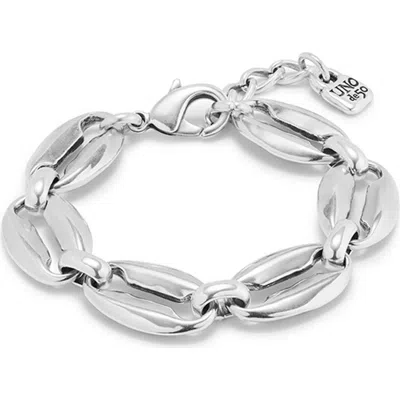 Unode50 Small Oval Link Chain Bracelet In Pattern