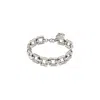 Unode50 Small Square Links Bracelet In Silver