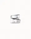 Unode50 Spiral Shape Ring In Silver